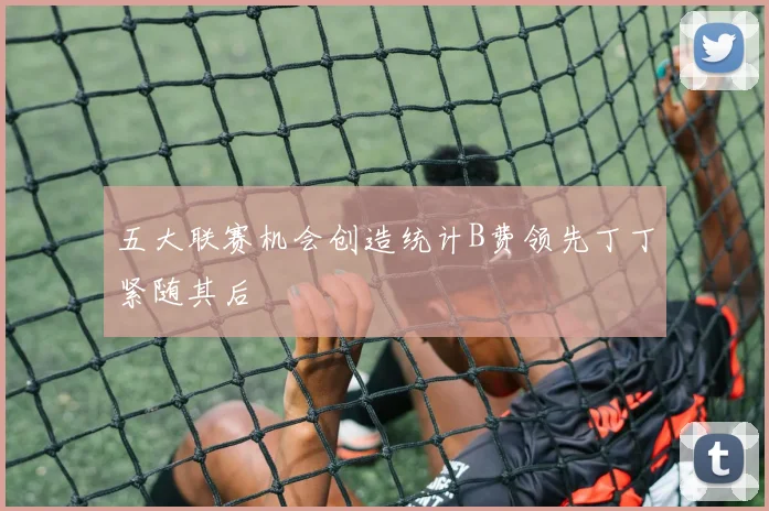 五大联赛机会创造统计B费领先丁丁紧随其后